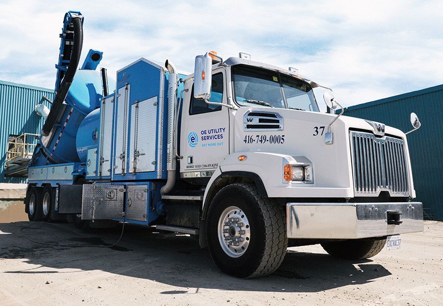 OE hydrovac truck